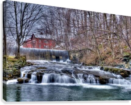 Paper Mill Waterfall  Canvas Print