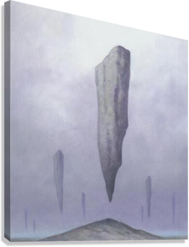 Floating Rocks Canvas Print