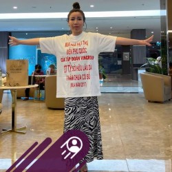 A Silent Protest in a Public Space