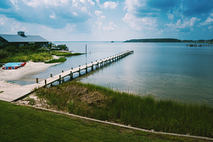 Rehoboth Bay Mostly Cloudy Skies