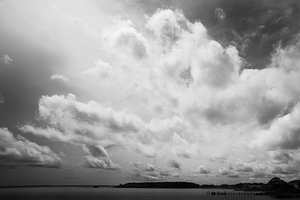 Big Clouds Over Rehoboth Bay