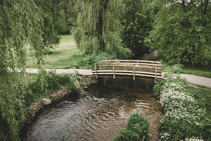 Bridge Over Cedar Creek Aerial