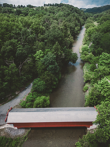 Geigers Covered Bridge and Jordan Creek