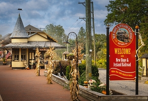 New Hope and Ivyland Railroad in October