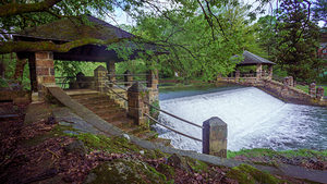 Monocacy Park Stone Pavilions and Waterfall