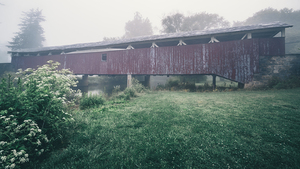 Bogerts Covered Bridge Misty June