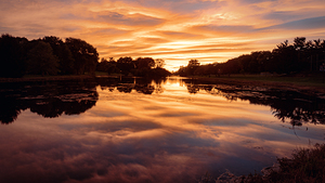 Lake Muhlenberg September Sunset
