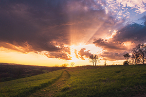 Spring Sunset on the Observation Trail