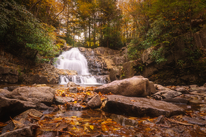 Colorful Autumn Hawk Falls