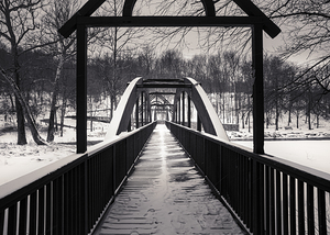 The Ford Footbridge at Winter