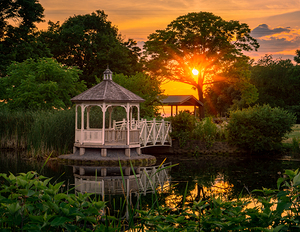 Franko Park Gazebo Sunset   Natural Light