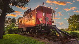 Ironton Rail Trail No 6 Caboose