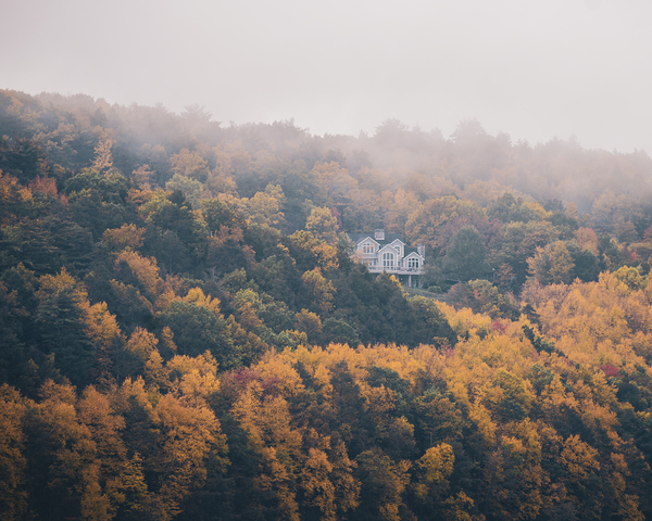 Home on the Hills of Beltzville Lake Print