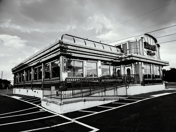 Trivet Black and White Print