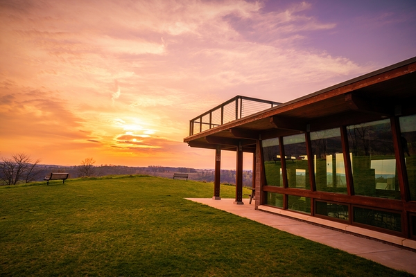 Trexler Environmental Center Sunset by Jason Fink