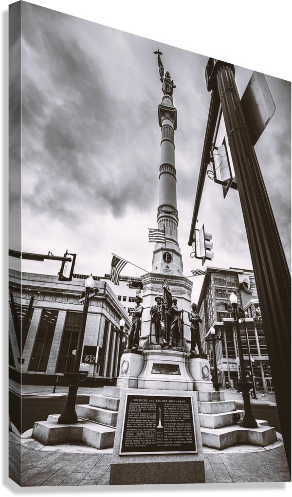 Soldiers and Sailors Monument Downtown Allentown Canvas Print