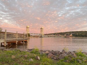 Portage Lake Lift Bridge.