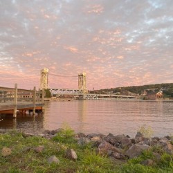 Portage Lake Lift Bridge.
