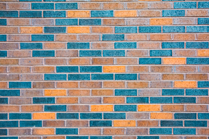 Colorful Brick Wall