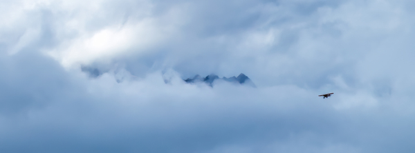 Flying In The Clouds Print