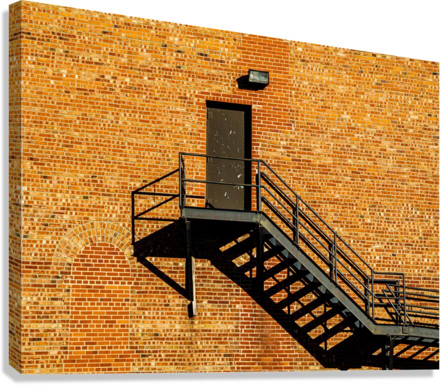 Backdoor Stairs  Canvas Print