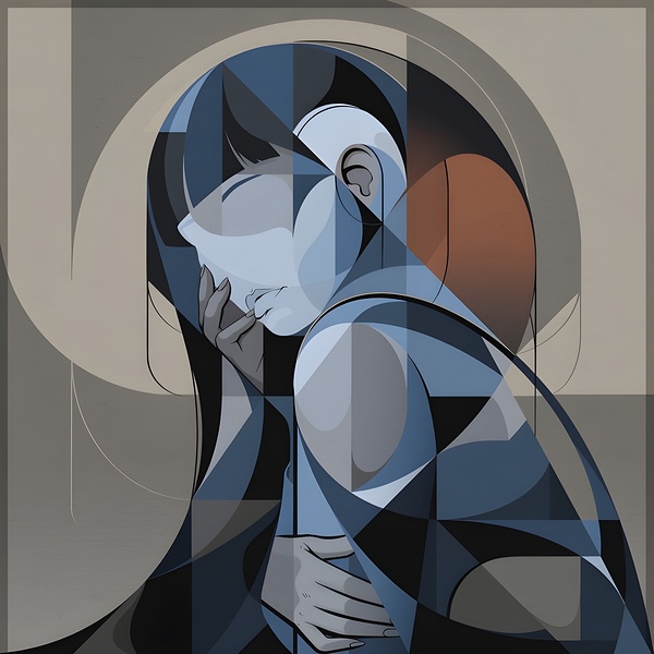 Alone thinking about my beloved by Mostafa Darwish