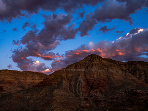 Virgin River Gorge Sunset  2