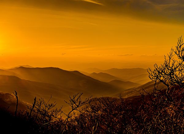 Craggy Gardens Sunset Print