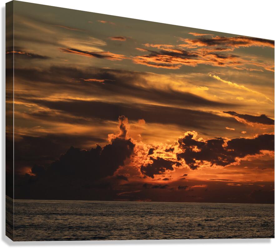 Gulf Sunset Canvas Print