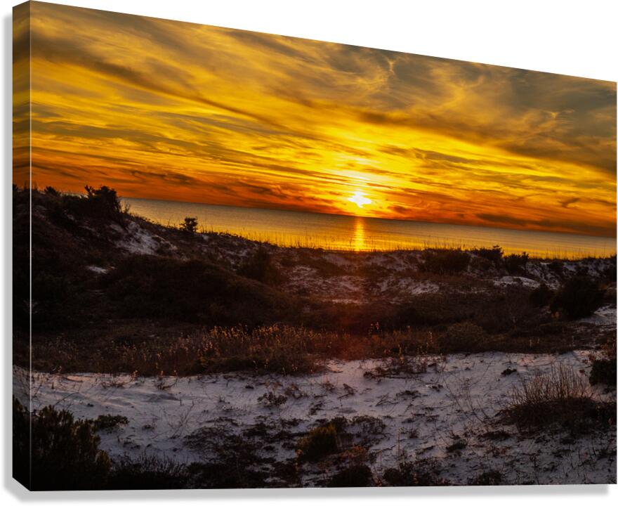 Gulf Coast Sunset 1 Canvas Print
