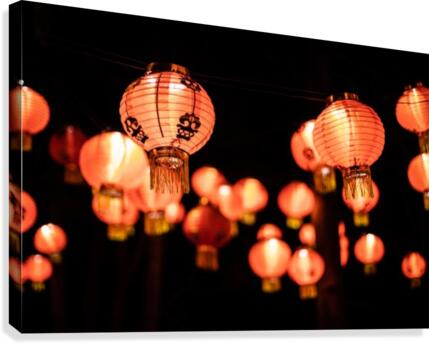 The Lanterns Canvas Print
