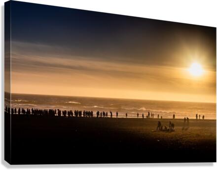 Ocean Beach Sunset Canvas Print