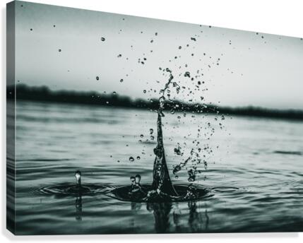 The Splash Canvas Print