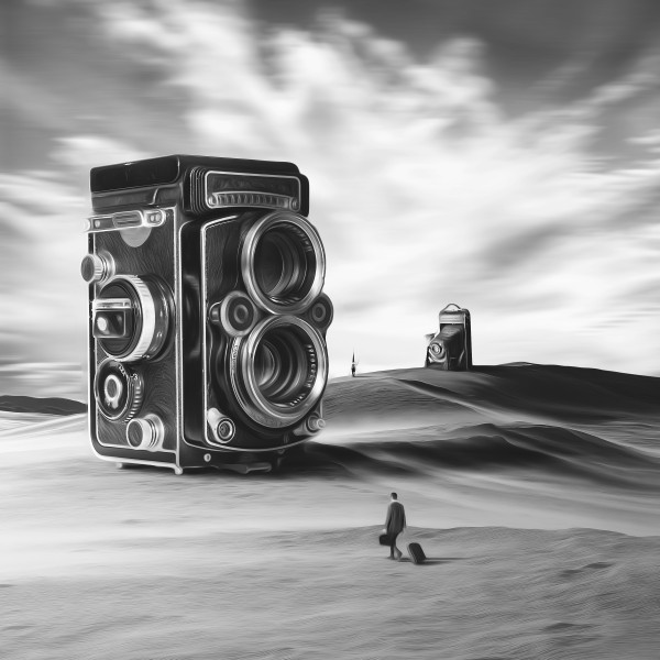 Its hard to photograph the silence Print