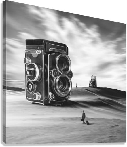 Its hard to photograph the silence Canvas Print