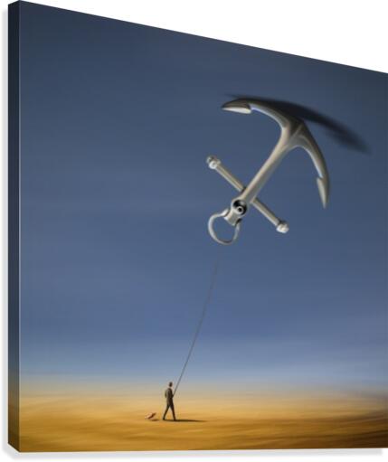 Fishman Canvas Print