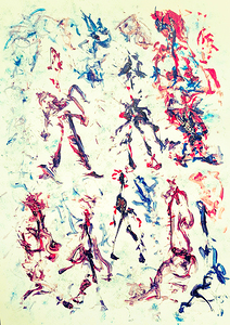 Mitsathos. Handpainted  11