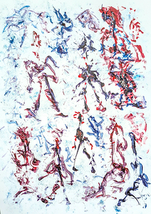 Mitsathos. Handpainted  5