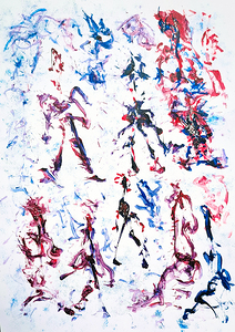 Mitsathos. Handpainted  16