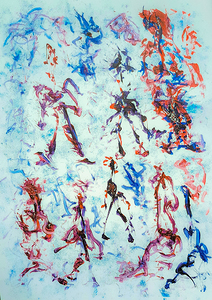 Mitsathos. Handpainted  15