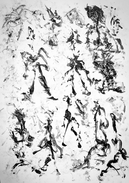 Mitsathos. Handpainted  4 Print