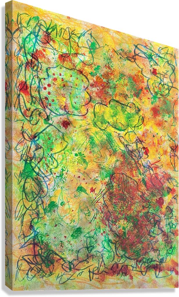 Fantasy. Handpainted  Canvas Print