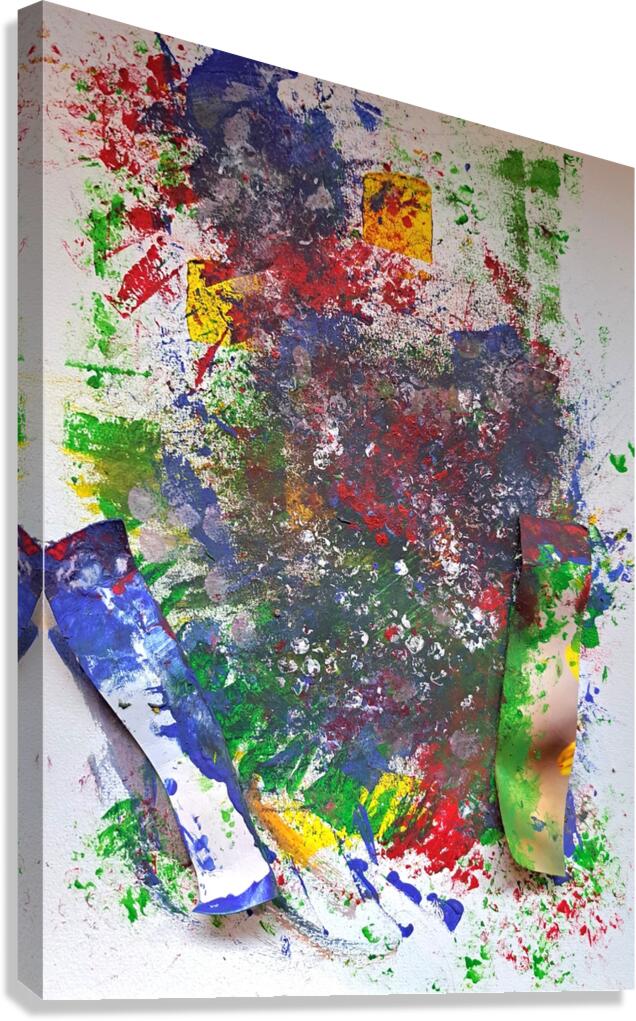 Support ukrainian painter Canvas Print