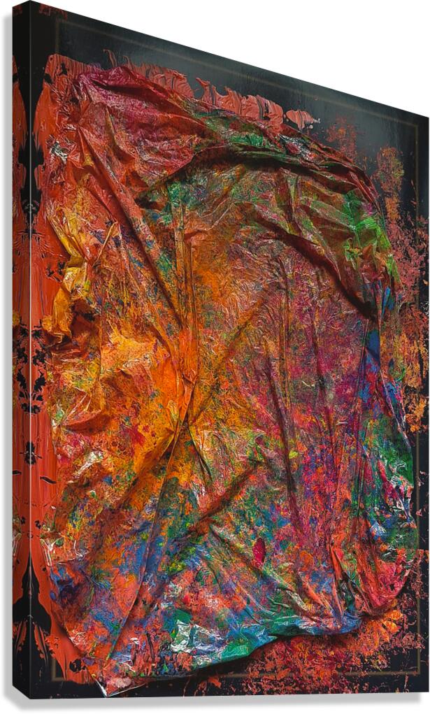 Azarij. Handmade and painted 9 Canvas Print