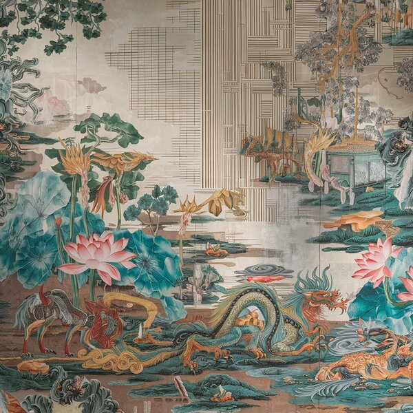 a stunning eastern inspired wallpaper that master by toumi