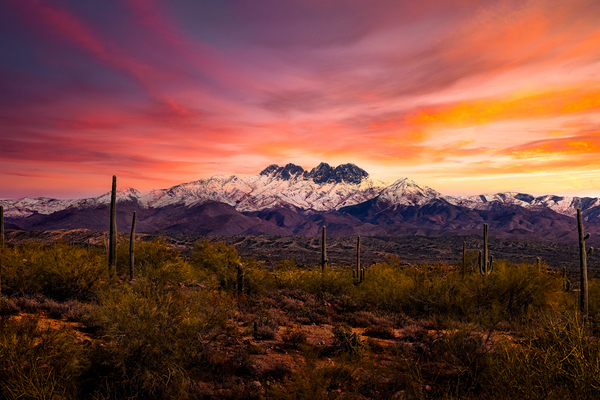 Four Peaks Sunrise by Rachael Robinson 