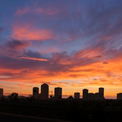 Central Pheonix Sunset