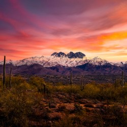 Four Peaks Sunrise