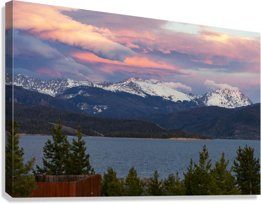 Mountain Sunset Canvas Print