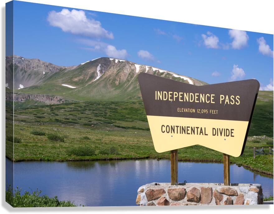 Independence Pass Canvas Print
